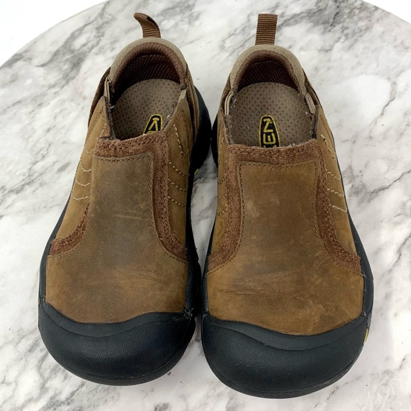 Toddler Keen Brown Nubuck Slip On Shoes 10/28 Childrens Classic Rustic Casual - Picture 6 of 11